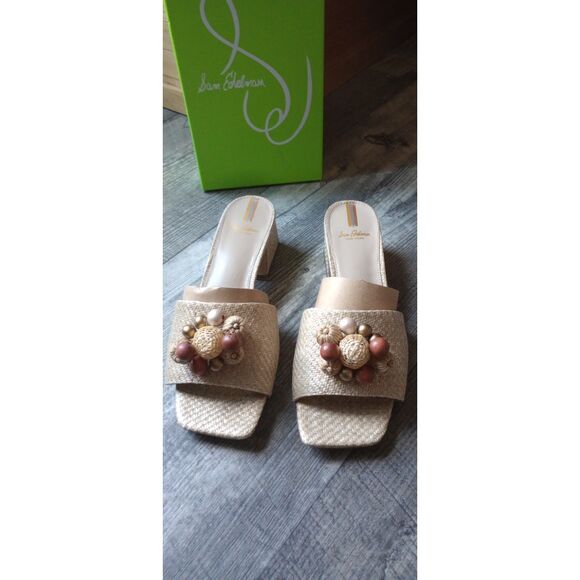 Sam Edelman Women's Size 8 Weston Heeled Sandal Eggshell- NWT - Picture 3 of 8